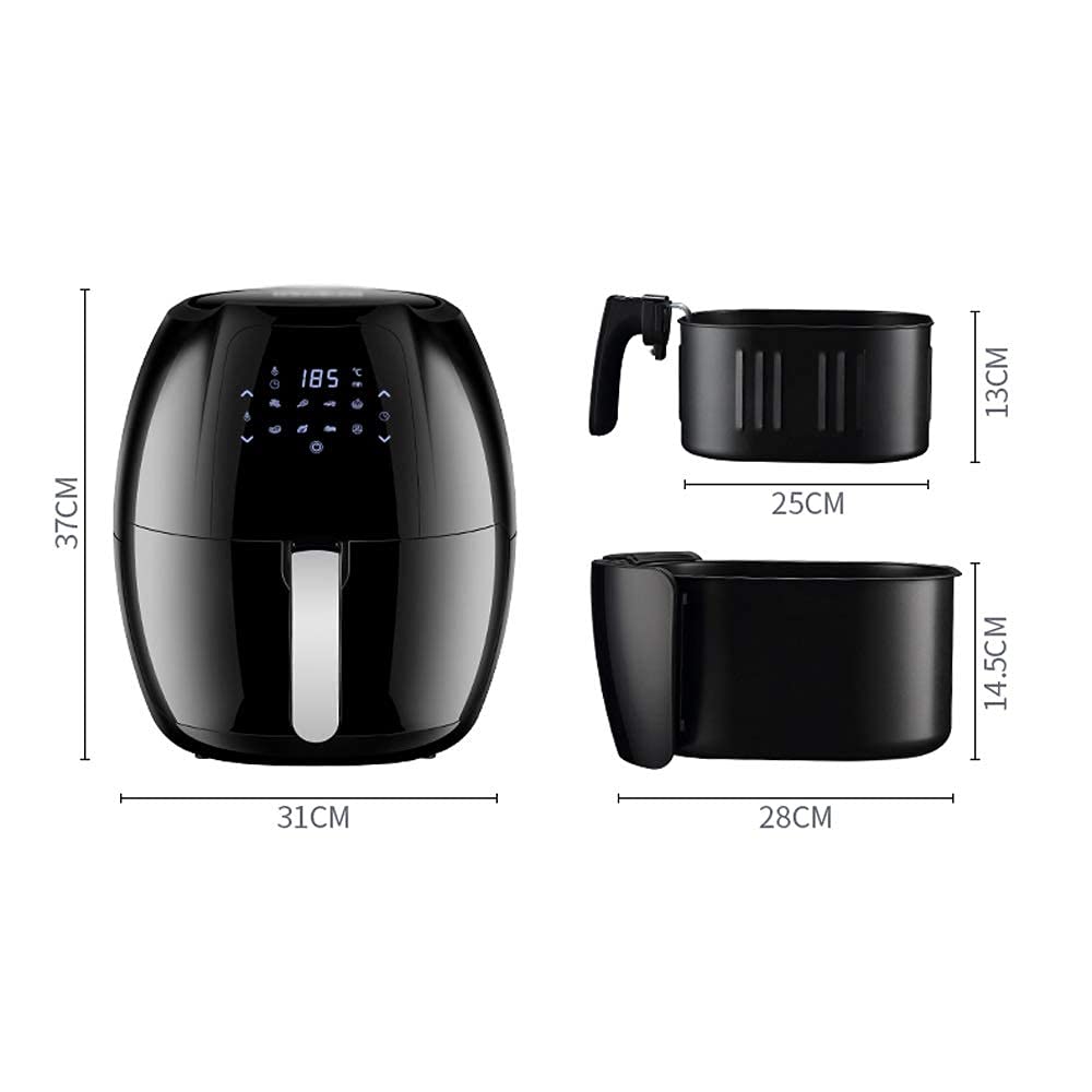 Amazon.co.jp: 家庭用エアフライヤー、多機能オイルフリー