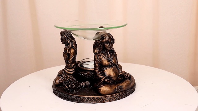 Amazon.com: Ebros Wicca Cosmic Sacred Moon Triple Goddess Maiden