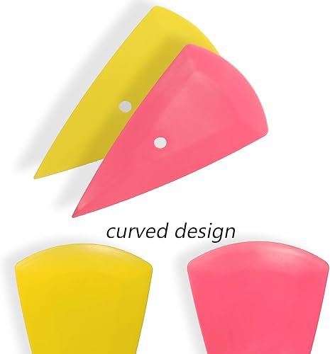 Miniatura 6 de Herramientas de tinte de ventana - Juego de 4 espátulas de tinte para aplicación de envoltura de automóvil