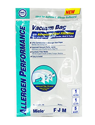 DVC 464740 Miele F, J, M Synthetic Bag Allergen...
