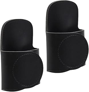 ULTECHNOVO Stethoscope Tape Holder 2pcs Replacement Stethoscope Protector Stethoscope Hip Holder Leather Stethoscope Holder