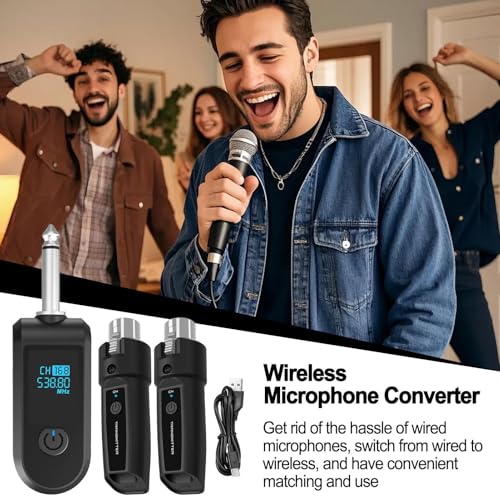 Transmisor receptor inalámbrico para eliminar cables en mezclador de audio y karaoke 2