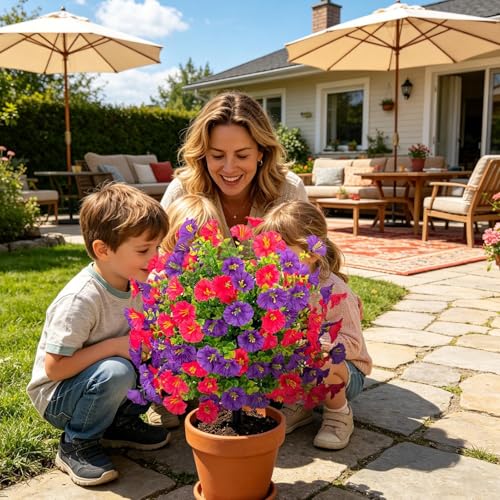 Plantes artificielles de balcon pour décorer un patio ou un porche ombragé - 3