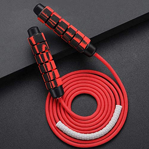 Weighted Jump Rope Workout Heavy Adjustable Skipping Rope for Women Men Professional Adults Kids Aerobic Exercise Crossfit Training Endurance Training Fitness Gym