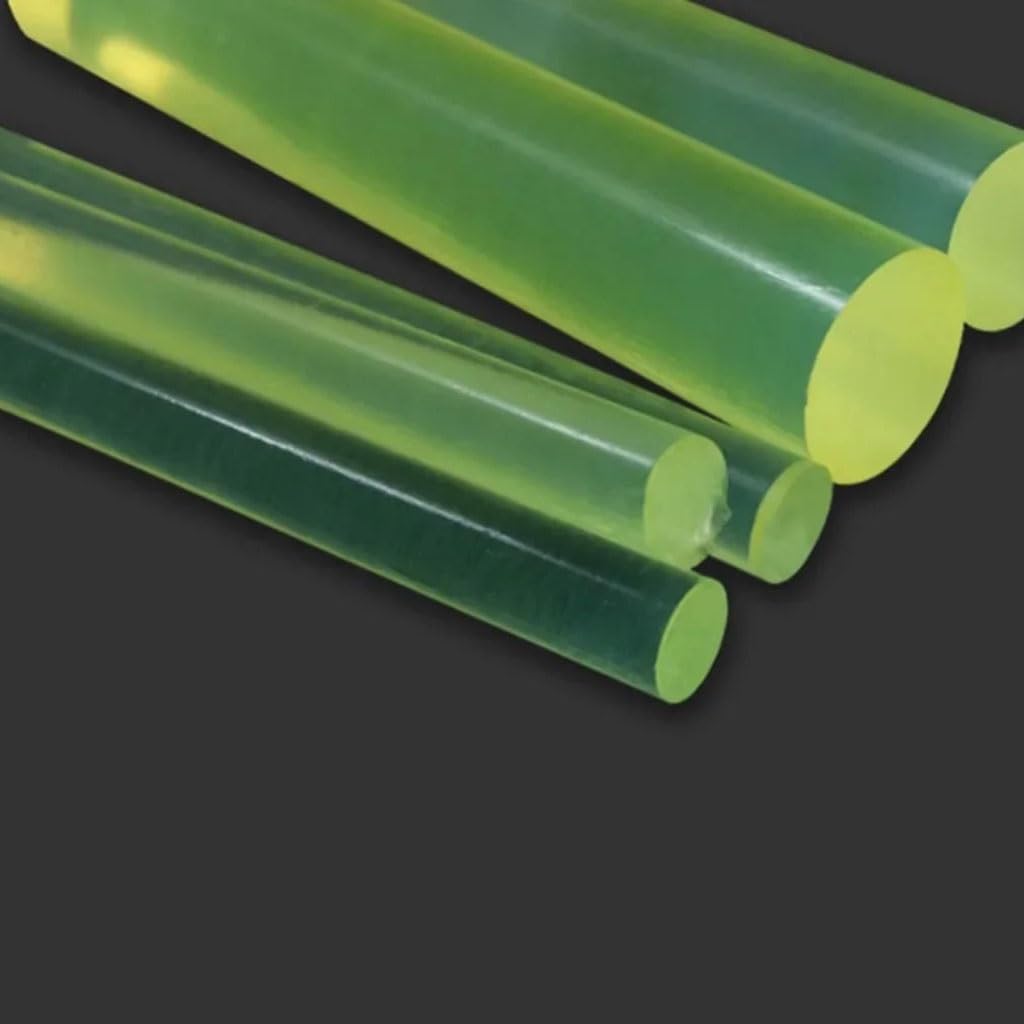 hcaklozgshi 1/2Pcs Solid Shore 80A PU Polyurethane Round Bar, 300mm/500mm Length, 2mm-60mm Diameter, Elastic Tendon Rubber Rod For Stamping Equipment Heavy Machinery Mold Spring(8x500mm-1pcs)