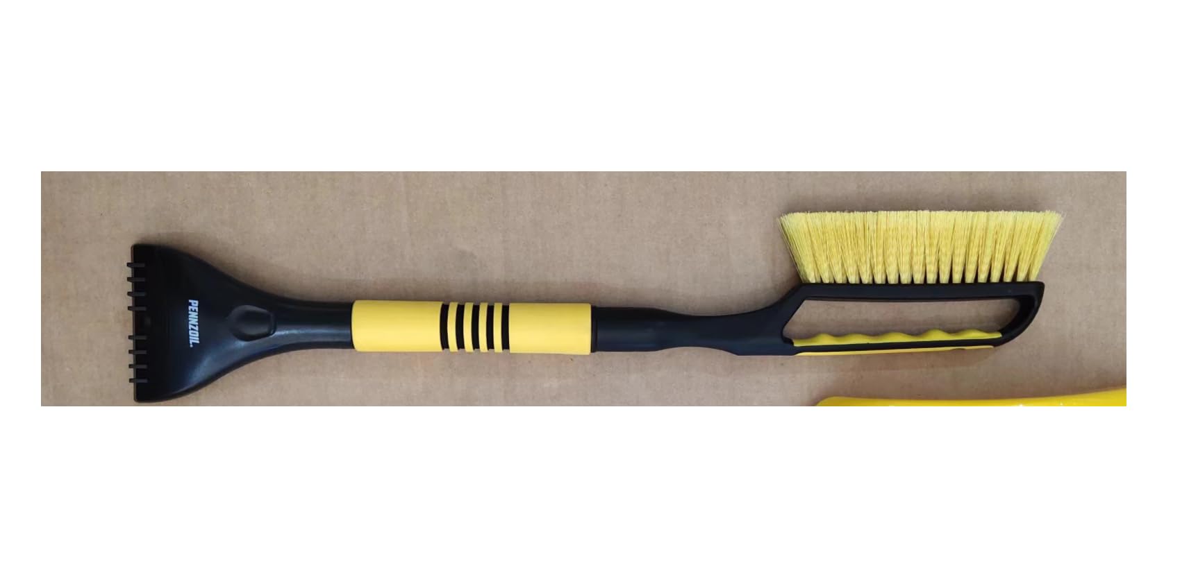 AUTOWN2 Pack 27" Snow Brush and Ice Scraper for Car Windshield, 3-in-1 Ice Scraper & Snow Brush & Water Squeegee, Detachable Snow Scrapers with Ergonomic Foam Grip for Cars, Trucks, SUVs