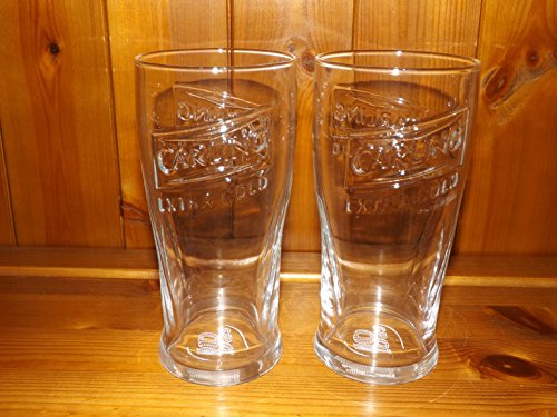 CARLING EXTRA COLD PINT GLASS x 2