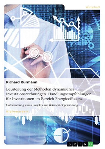 Preisvergleich Produktbild Beurteilung der Methoden dynamischer Investitionsrechnungen. Handlungsempfehlungen für Investitionen im Bereich Energieeffizienz: Untersuchung eines Projekts zur Wärmerückgewinnung
