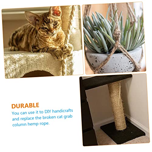 LIOOBO Corda Multifuncional Para Arranhar Gatos Corda De Sisal Natural Corda De Uso Diário Recarga D