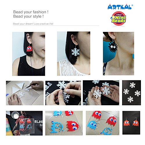 Artkal Fuse Bead Pegboard For 2.6Mm Iron Bead Board, Design For Mini Beads Art Craft #TOP6