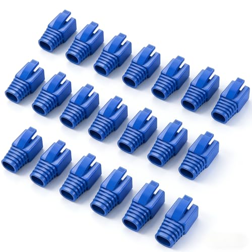 20-Pack Cat6 Cat7 Cat8 RJ45 Strain Relief Boots