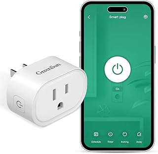 Smart Plug Alexa Smart Plug Mini - GreenSun Alexa Plug WiFi Smart Outlet Plug Smart Plug Alexa Smart Plug Amazon Plug Remote Control Timer Smart Plug Wi-Fi Outlet Compatible with Alexa, Google Home