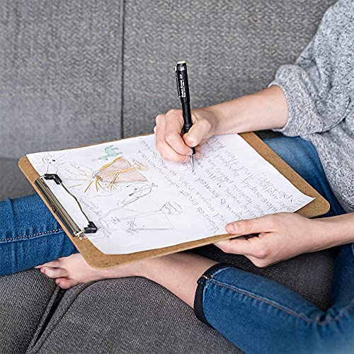 4 Pezzi Tavoletta Portablocco, Clipboard in Legno