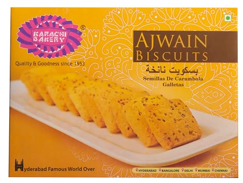 Image of Karachi Bakery's Ajwain Biscuits 400g | Delicious Biscuits