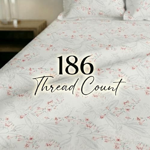 Image of Mafatlal 186 TC Metro Cotton Single Bedsheet | 90 x 60 Inch|Soft, Breathable & Lightweight | with Matching Pillow Cover