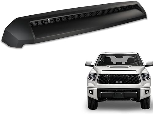 Miniatura 3 de CHEDA Rejilla superior de capó compatible con Toyota Tundra Platinum Style 2014, 2015, 2016, 2017, 2018, 2019, 2020, 2021