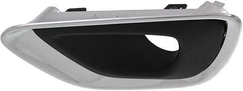 Miniatura 5 de Para Jeep Grand-Cherokee - Juego de luces antiniebla 2014 2015 2016 para conductor y pasajero, color negro y cromado, con borde cromado, DOT/SAE,