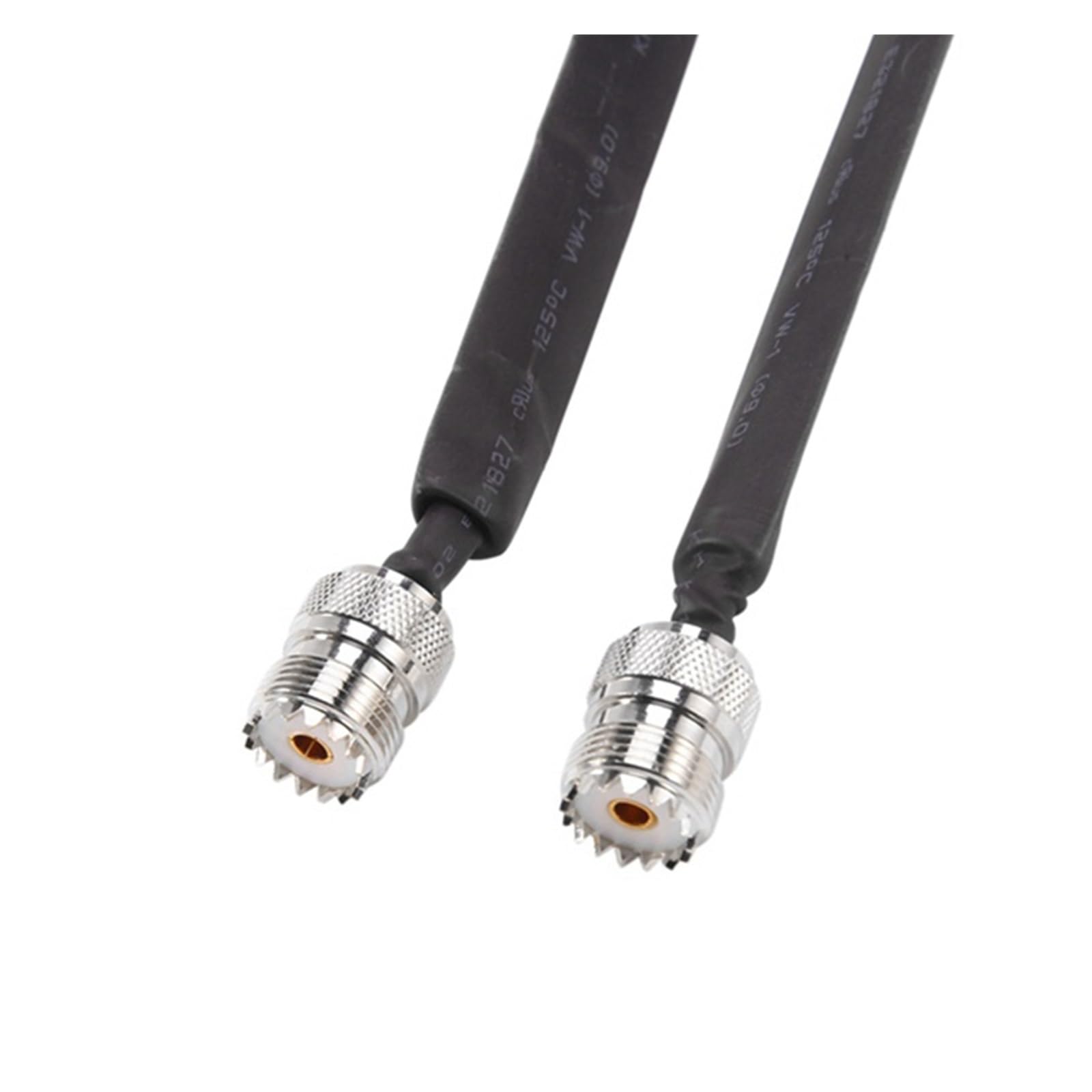 LIHUA Kabel koncentryczny R*/F do drzwi/okna SO239 UHF żeński do UHF żeński 50 Ω R*/F przedłużacz koncentryczny 30 cm
