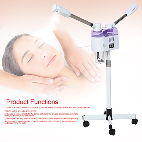 Cocoarm Facial Streamer, Hot and Cold Facial Steamer Spa Salon Ozone