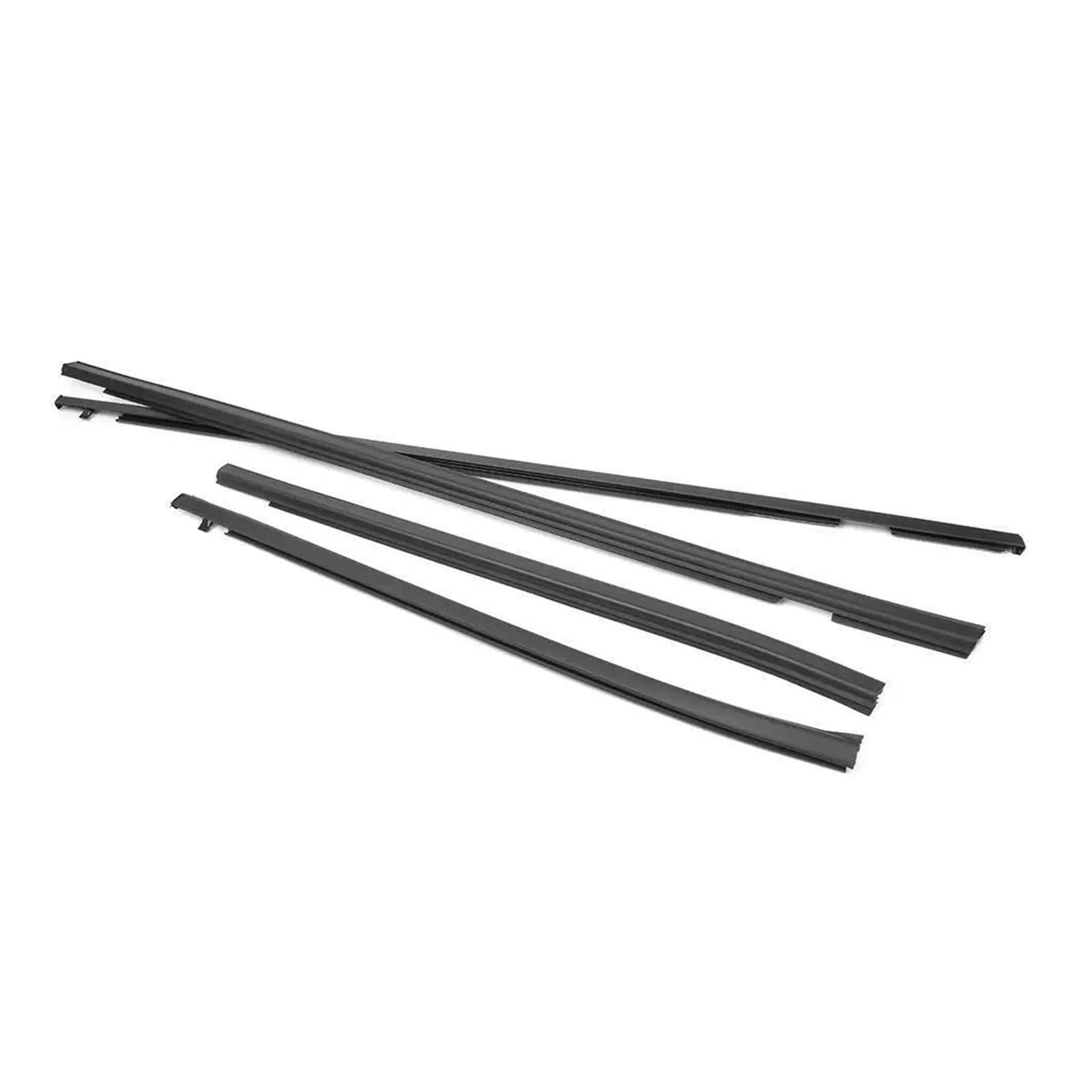 Hpzprpcew One Color For Jazz For Fit Hatchback Gd1 Gd3 2003-2007 4Pcs Car Outer Windows Rubber Weatherstrip Door Strip Sealing Belt