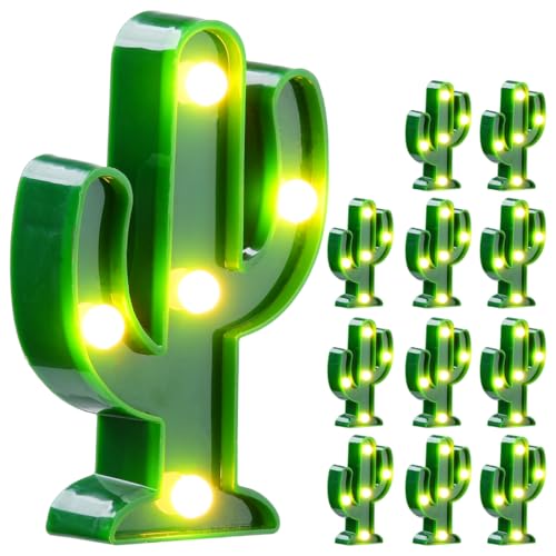 Lampe LED cactus décoration chambre et table de nuit