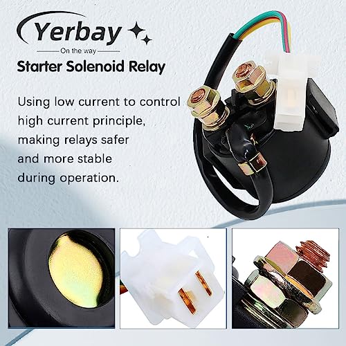 Image of Starter Solenoid Relay for Honda TRX250 Fourtrax 250 1985 1986 1987 / NX250 1988 1989 1990
