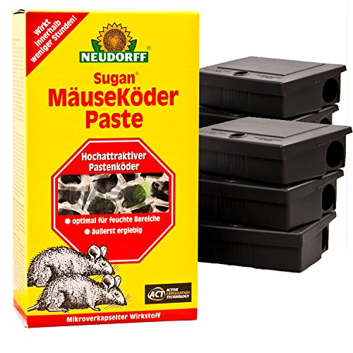 Preisvergleich Produktbild KAS-Stralsund Sugan MäuseKöder Set (200g Paste, 6 Köderboxen)