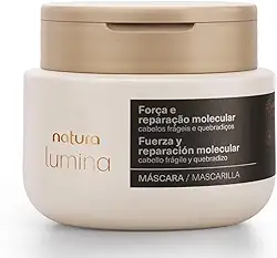 Lumina Máscara para Cabelos Frágeis e Quebradiços, Força e Reparação Molecular, Tratamento Capilar