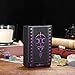 JUXYES PU Leather Tarot Card Protective Case, Moon Pattern Design Tarot Deck Storage Pouch, Tarot Card Holder Tarot Pouch Bag for Playing Cards and Standard Size Tarot Cards Tarot Deck