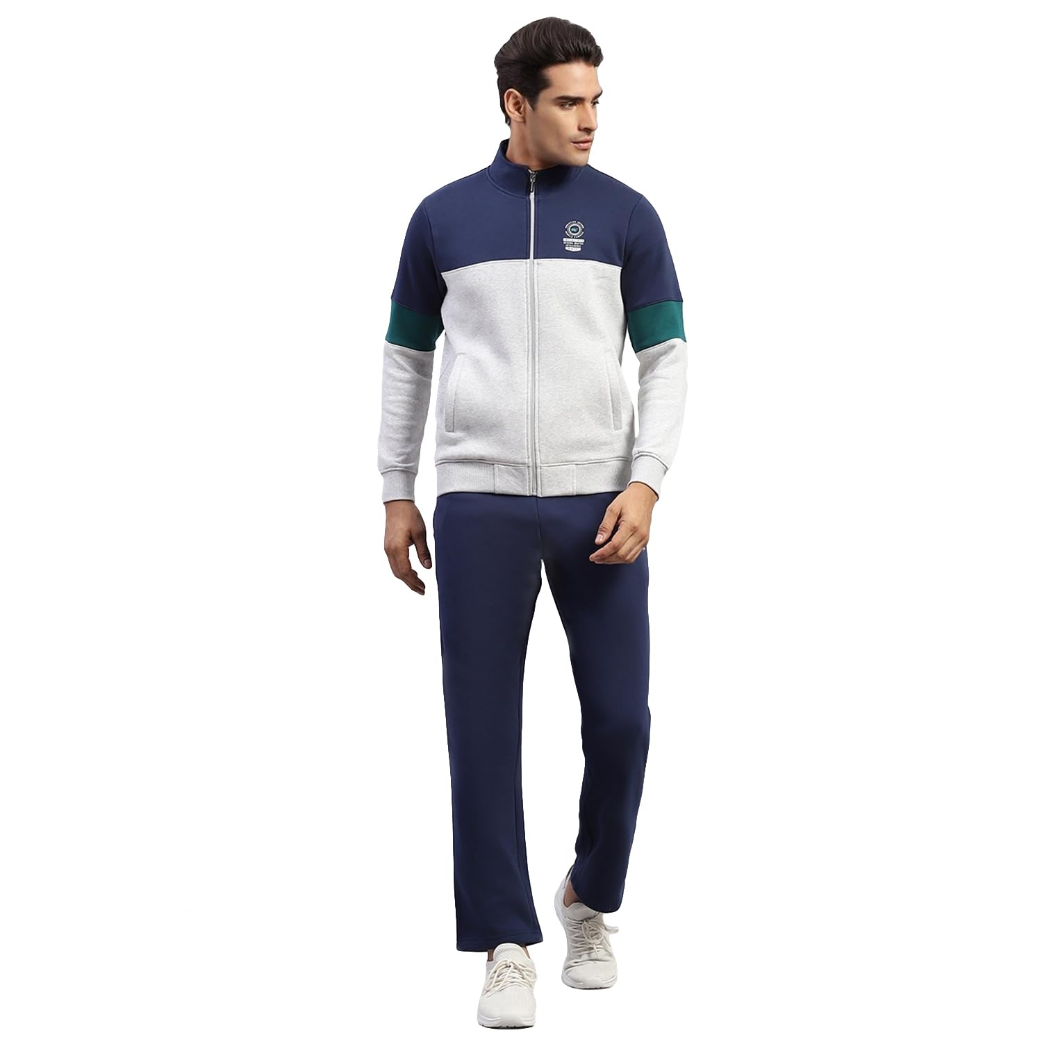 monte carlo Mens Printed Mock Neck Full Sleeve Track Suit (224066547)-picture-15