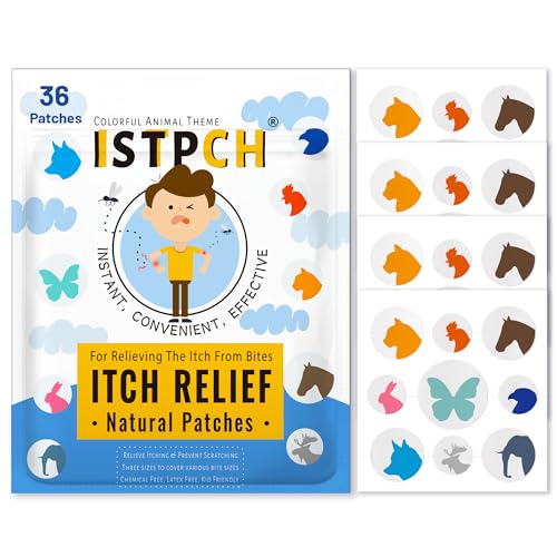 Itch Relief Patches for Kids & Adults (36 Count)