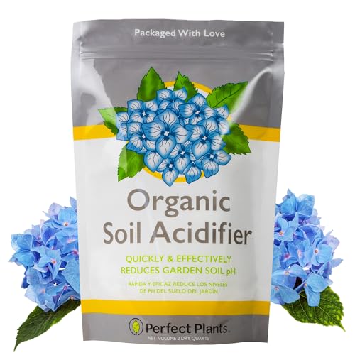 Organic Soil Acidifier 2qt. | Fast Acting Pelletized Sulfur | Lowers Soil pH | Increases Fertilizer...