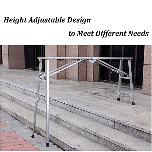 Échafaudage pliable pour travailler en hauteur sans risque de chute - 4