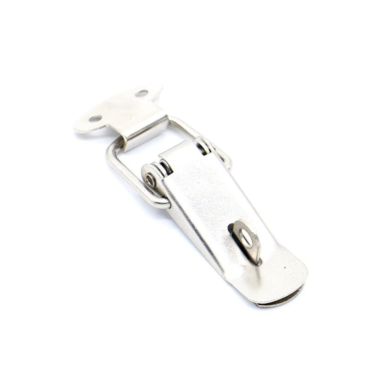 Chiusura a Tensione in Acciaio Inossidabile, Chiusura a levetta caricata a Molla Hasp 58-107mm 2 Pezzi in Acciaio Inossidabile 304(B,107mm)