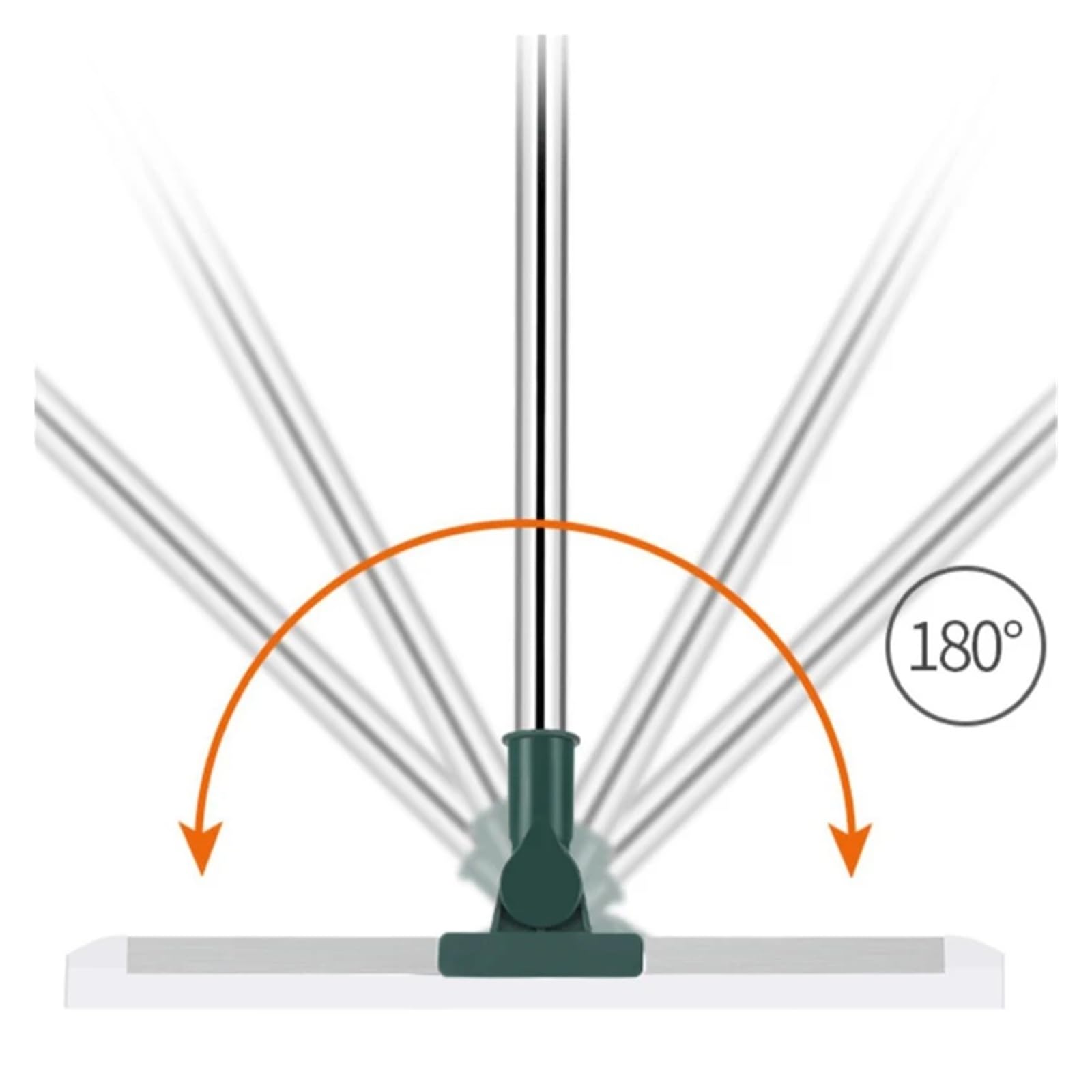 Teles Reinigungsbürste mit langem Griff, magischer Besen und Quietscher für Böden und Badezimmer (123,2 cm dehnbar), effizientes Kehrwerkzeug für den Haushalt