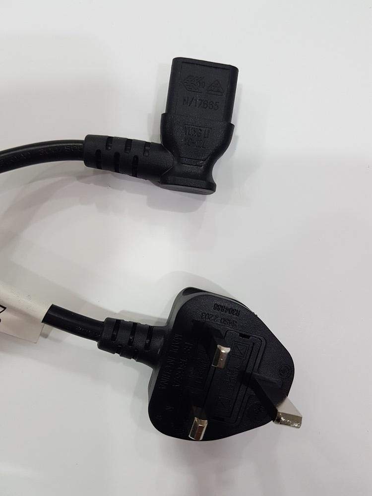 Type - PC LCD TV Uk Plug to Right Angle Power Cord L - 2m