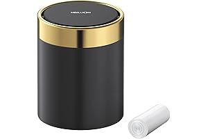 Mini Desktop Trash Can| Cute Stainless Steel Garbage Bin for Desktops