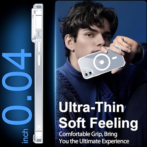 Image of Back Cover Case for iPhone 12 / iPhone 12 Pro, Shockproof Scratch-Resistant TPU Clear Back Case with Military-Grade Drop Protection [Crystal Transparent]