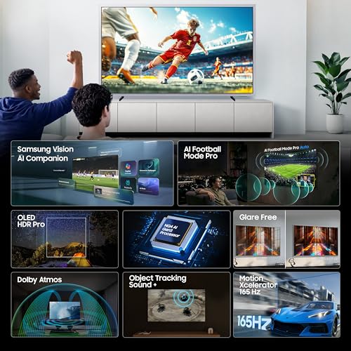 Image of Samsung 55 inches OLED 4K Samsung Vision AI Smart TV QA55S95HXULXL