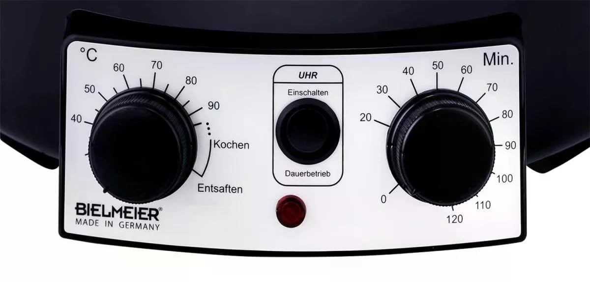 Bielmeier Einkochautomat 29 L Kunststoff BPA-frei 2000 W 120-Minuten-Zeituhr 3/8 Zoll Auslaufhahn Made in Germany
