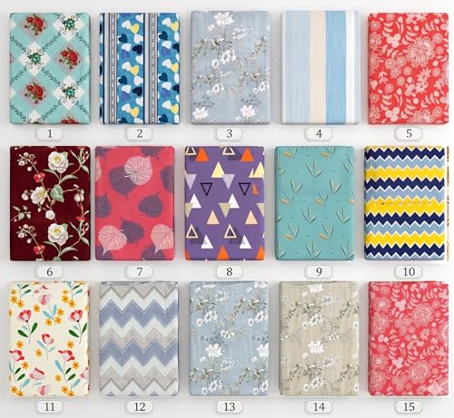 Image of VAS COLLECTIONS Cotton Feel Double Bedsheet 90x100 Inches | Bulk Bedding Set Pack of 15 with 30 Pillow Covers | Soft Breathable Printed Bed Sheets for Hotels, Hostels, PG, Home & Diwali Gifting