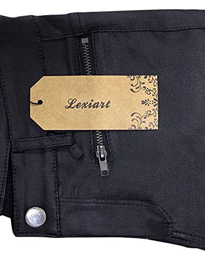 PU Leather Pants for Women Sexy Tight Stretchy Rider Leggings Black Faux Leather Pants for Women Pleather Pants Leggings with Zipper US 14 - Thumbnail 2