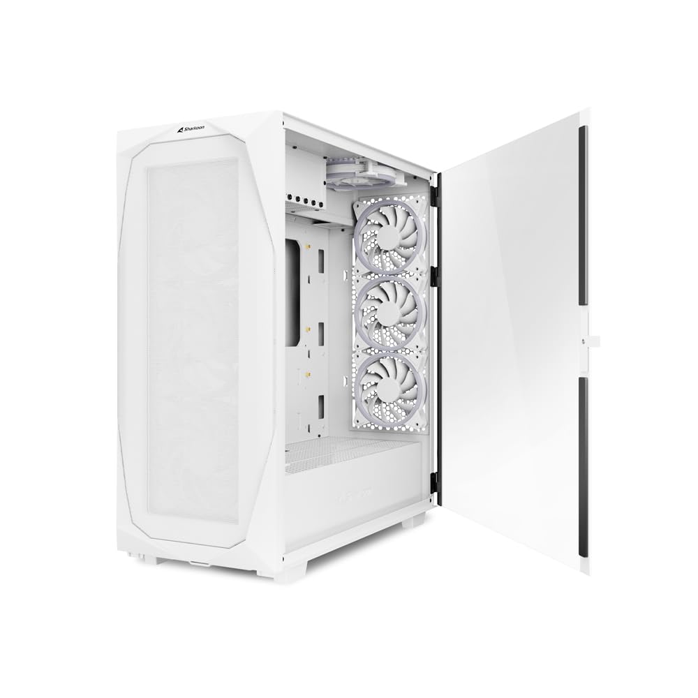Sharkoon REV300 - Tower - PC - Schwarz - ATX - EATX - micro ATX - Mini-ITX - Geh?rtetes Glas - Taschenl?fter (4044951039593)
