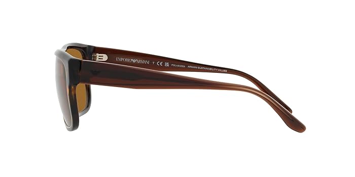Amazon.com: Emporio Armani EA4197 Sunglasses, Havana/Brown