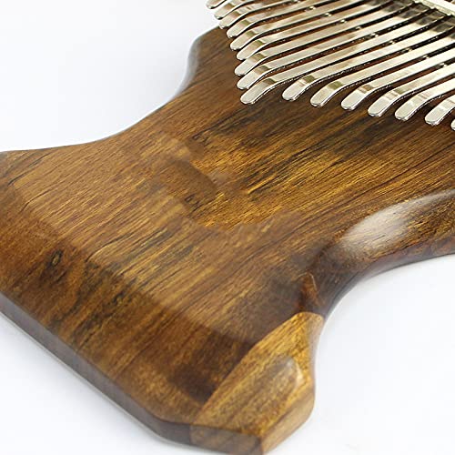 WGOEODI Piano à Doigt en Bois Massif 17 Touches Kalimba, Marron - Les Beatles, Paul McCartney, John Lennon, RIngo Starr, George Harrison WGOEODI Piano à Doigt en Bois Massif 17 Touches Kalimba, Marron – Image 4