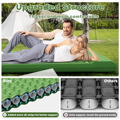 Sleeping-Pad-47-Extra-Thick-Upgraded-Reinforced-Support-Structure-with-Built-in-Foot-Pump-and-Pillows-Portable-Camping-Air-Mattress-Bed-for-Tent-Backpacking-Hiking
