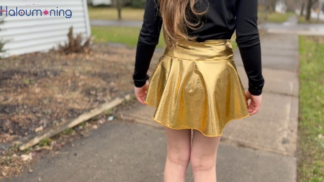 Amazon.com: Haloumoning Girls Metallic Skater Skort Kids High