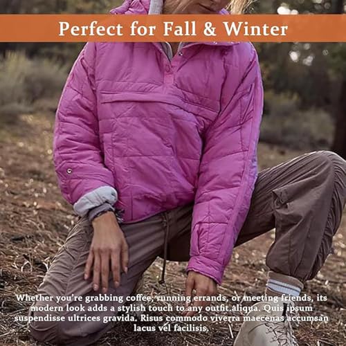 Cozy Up with the Gloryboom Women’s Oversized Hooded Puffer Jacket in Pink – Perfect for Winter Adventures! - Image 6