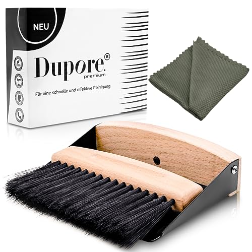 DUPORE - Scopa da tavolo Premium con paletta, set