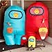 YuMe Official Among Us Toikido Toys Inflatable Kids Halloween Cosplay Costume for Children (Dark Blue kid)